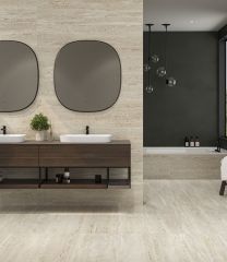 GÜRAL SERAMİK 60X120 TRAVERTİNO BEİGE MAT REKTİFİYELİ -60X120MAT155