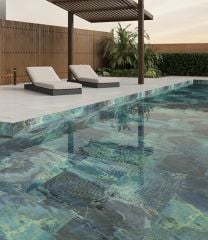 GÜRAL SERAMİK 60X120 OCEAN BLUE  TAM PARLAK REKTİFİYELİ -60X120FLP173
