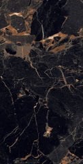 GÜRAL SERAMİK 60X120 MİRA BLACK   TAM PARLAK REKTİFİYELİ -60X120FLP174