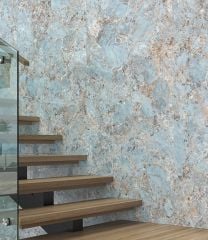 GÜRAL SERAMİK 60X120 AMOZONİTE TURKUAZ TAM PARLAK REKTİFİYELİ -60X120FLP177