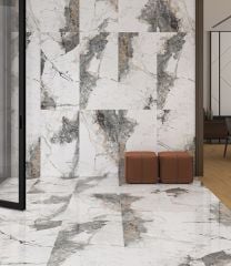 GÜRAL SERAMİK 60X120 CERES GREY TAM PARLAK REKTİFİYELİ -60X120FLP181