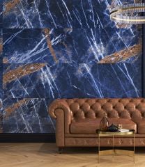 GÜRAL SERAMİK 60X120 EVERET BLUE  TAM PARLAK REKTİFİYELİ -60X120FLP182