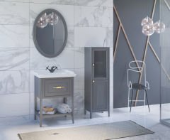 Denko Öykü Banyo Dolap Takımı 65cm Gri