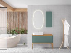 Denko Selanik Banyo Dolap Takımı 105cm Selanik Yeşili