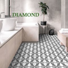 EGE SERAMİK 33X33 DIAMOND GRİ - 330X330DMD03