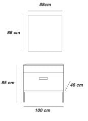 FYM PORTO BANYO DOLAP TAKIMI 100 CM