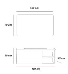 FYM GLORIA BANYO DOLAP TAKIMI 100 CM