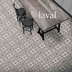 EGE SERAMİK 33X33 LAVAL SİYAH K:9 - 330X330LVL93