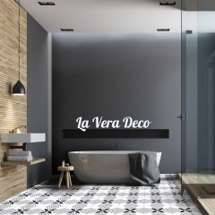 EGE SERAMİK 20X20 LA VERA DECO GRİ K:10 - 200X200LVD03