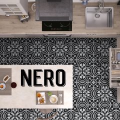 EGE SERAMİK 20X20 NERO SİYAH K:14 - 200X200NRO93