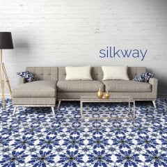 EGE SERAMİK 20X20 SILKWAY MAT MAVİ - 200X200SLW04