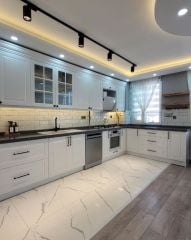 EGE SERAMİK 60X120 VICTORIA BEYAZ TAM PARLAK REKTİFİYELİ - 600X1200VTR01PAR