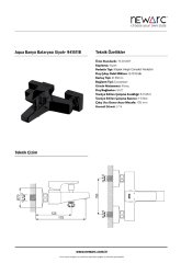 NEWARC AQUA BANYO BATARYASI SİYAH 941511B