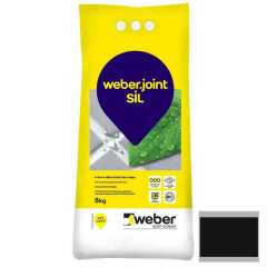 WEBER JOİNT .SİL SİYAH SLİKONLU DERZ DOLGU 5 KG