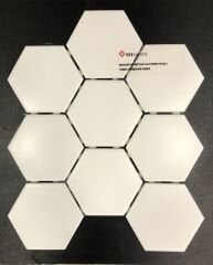 EGE SERAMİK 10X11,6 MACARON BEYAZ ALTIGEN FILELI - 100X116MCN01HEX