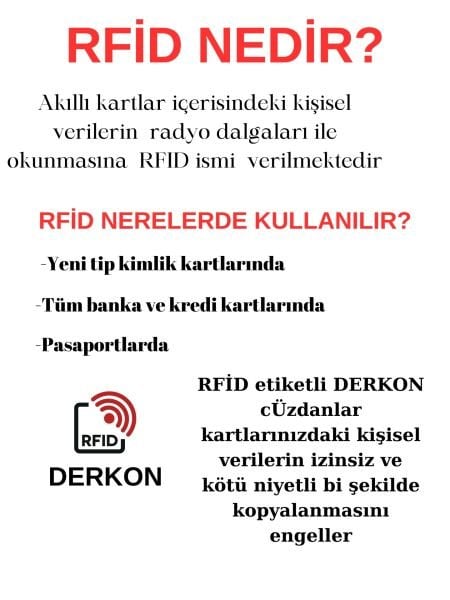 Derkon Rfid Korumalı Hakiki Deri  İçten Çıkmalı Erkek Cüzdanı Lacivert