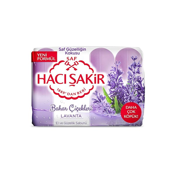 Hacı Sakır Guzellık Sabunu 4x70 Gr Lavanta