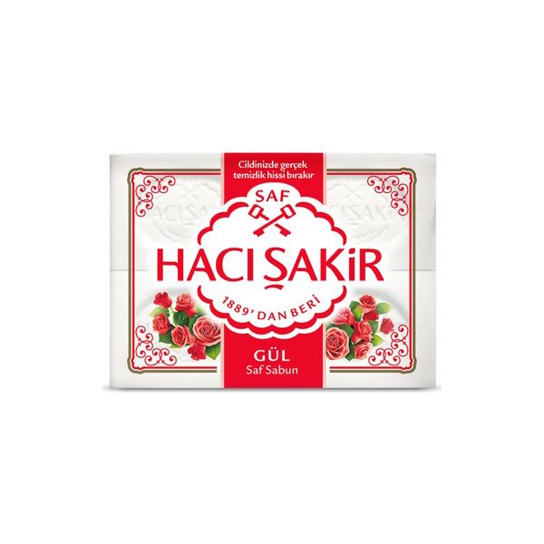 Hacı Sakır Kalıp Sabun 4x150 Gr Gul