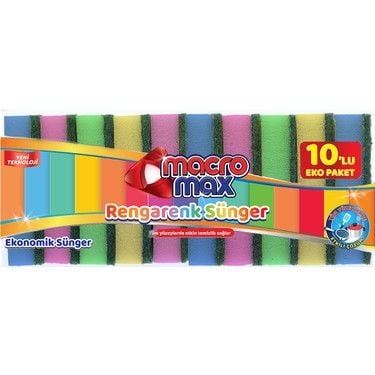Macromax Rengarenk Sunger 10 Lu