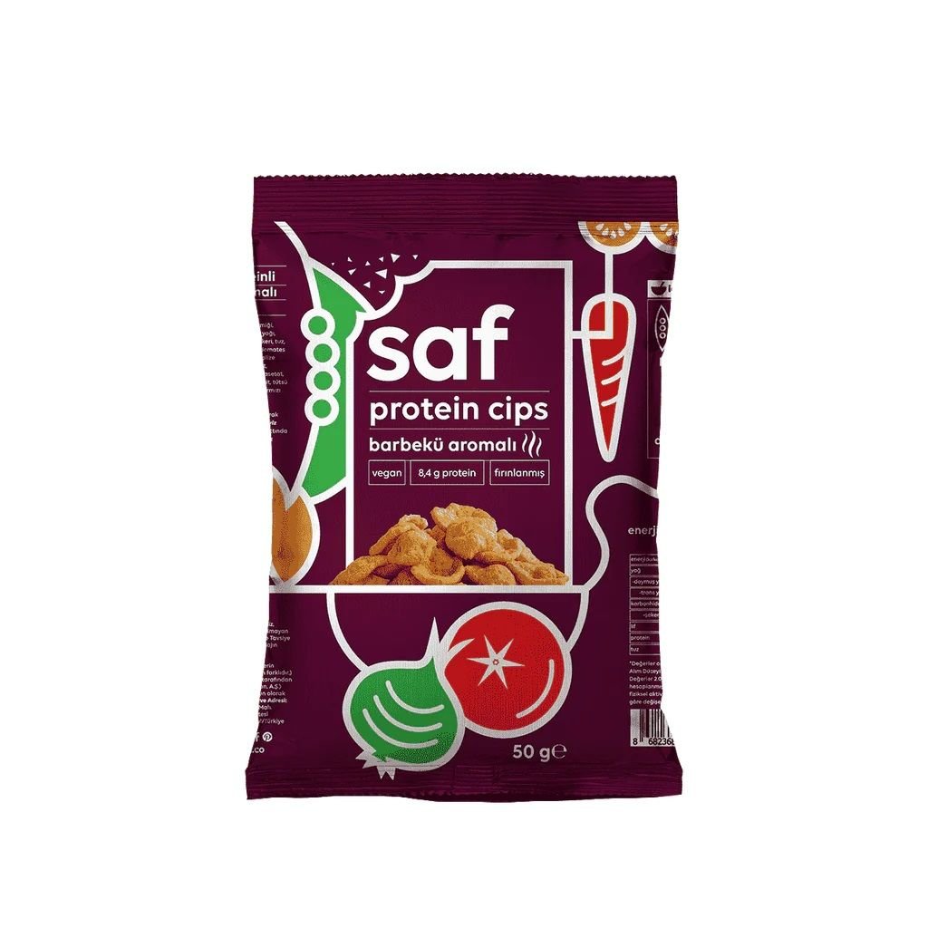 Saf Barbekü Aromalı Protein Cips 50 Gr