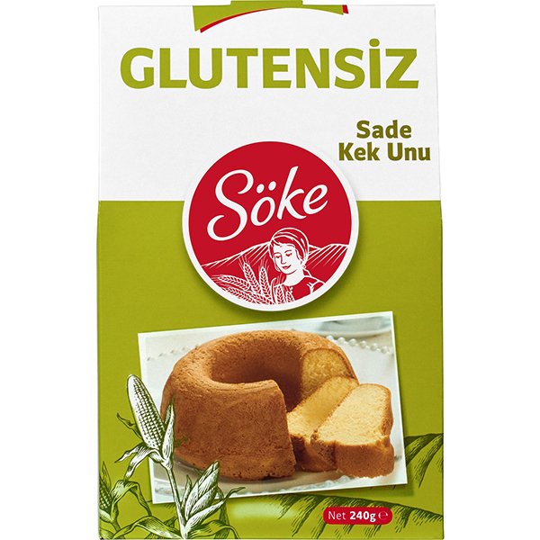 Soke Glutensız Sade Kek Unu 240 Gr