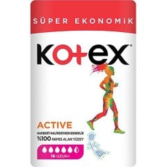 KOTEX ACTIVE 16 UZUN SUPER EKONOMIK