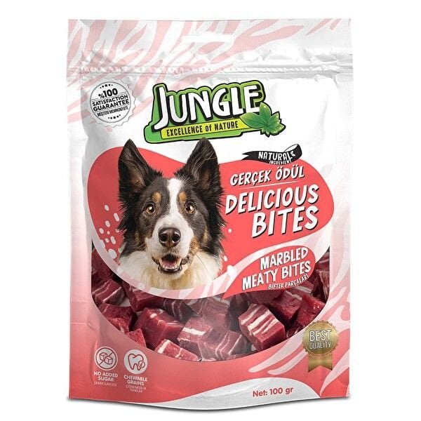 Jungle Köpek Ödül Et Parçaları 100 Gr