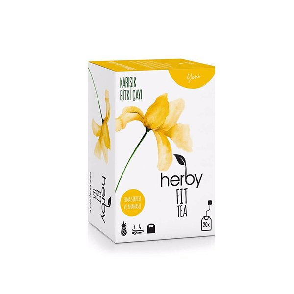 Herby Bıtkı Cayı 30 Gr Fıt Tea Ananas Elma Sırkesı