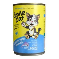 Smile Cat Konserve Yetişkin Kedi Ton Balıklı Mama 400 Gr