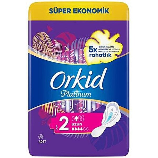 ORKID PLATINUM 2 BEDEN UZUN 20 ADET