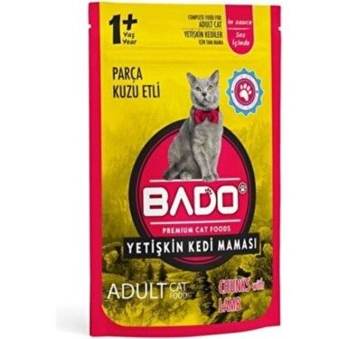 Bado Kedi Maması Kuzu Etli 85 Gr