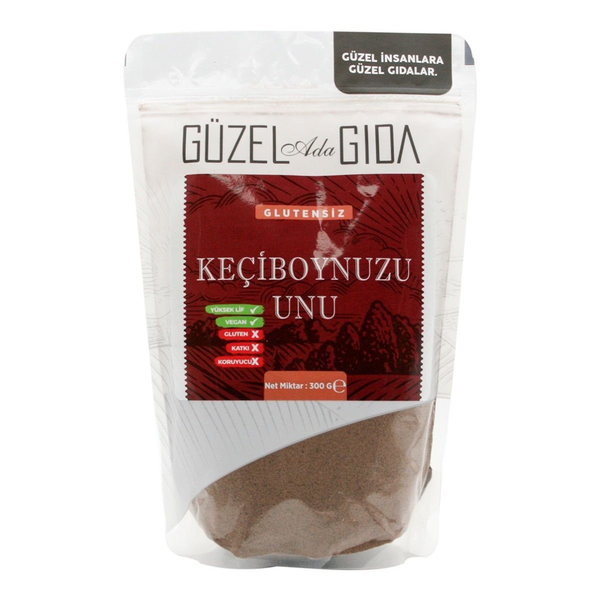 Güzel Ada Glutensiz Keçiboynuzu Unu 300 Gr