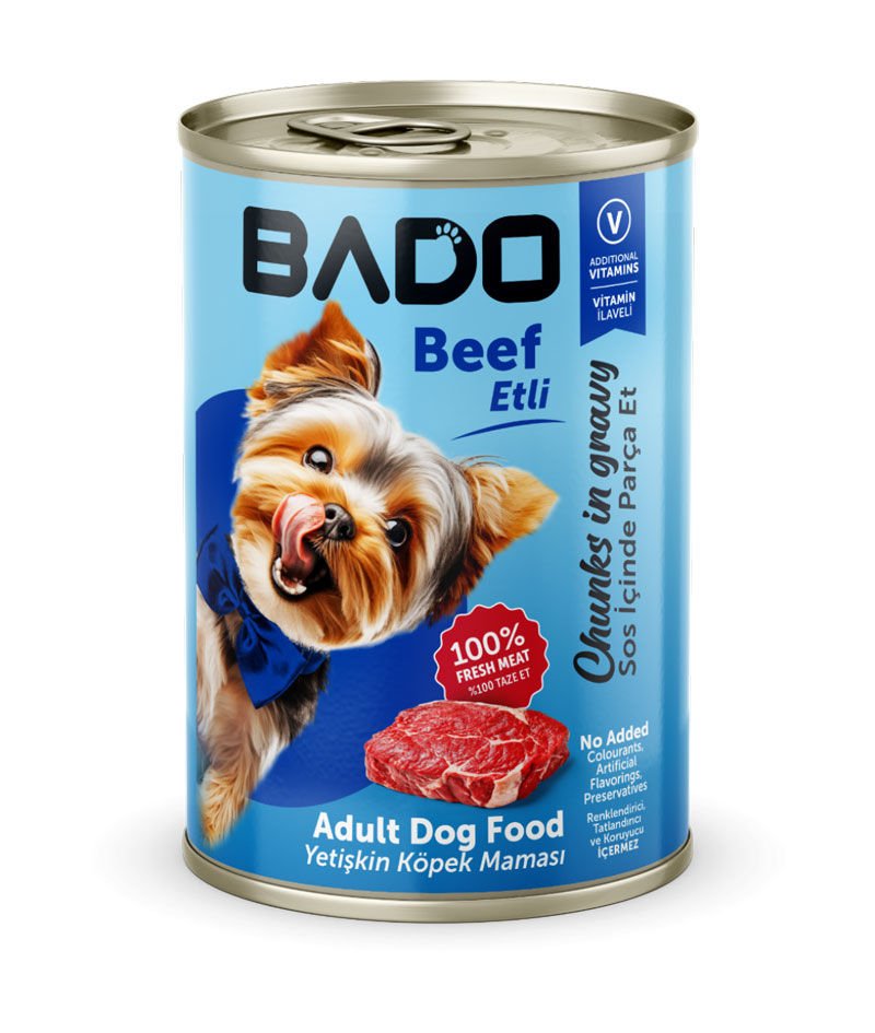 Bado Yaş Köpek Maması Etli 400 Gr