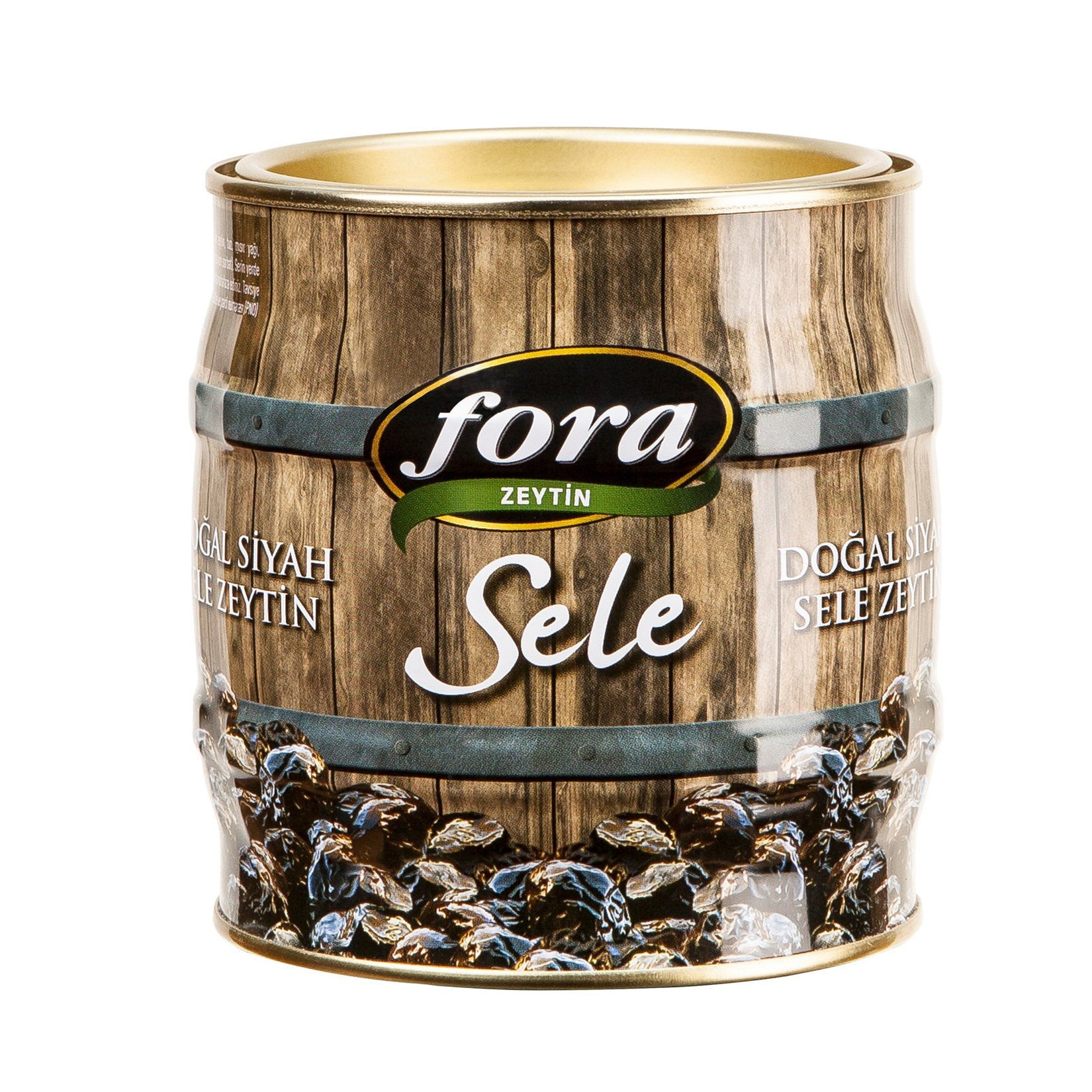 Fora Doğal Siyah Sele zeytin 500 Gr