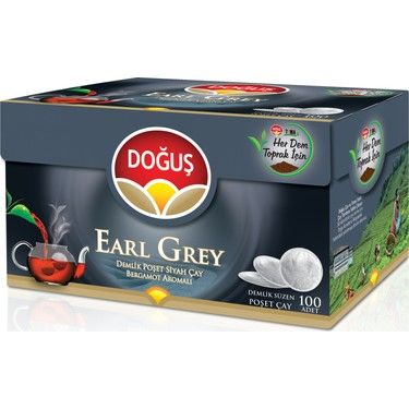 Doğuş Çay Demlik Poşet Early Grey 100 Lu