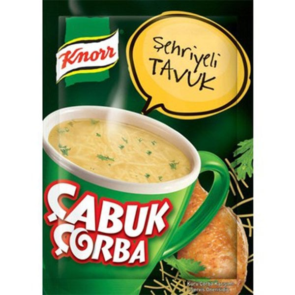 Knorr Cabuk Corba 17 Gr Sehrıyelı Tavuk