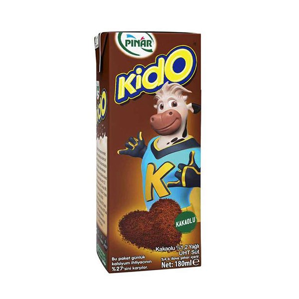 Kıdo Sut 180 Ml Kakaolu