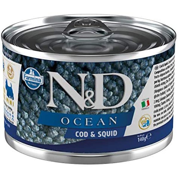 N&d Ocean Murekkep Balıgı Kopek Konservesı 140 Gr Levrek