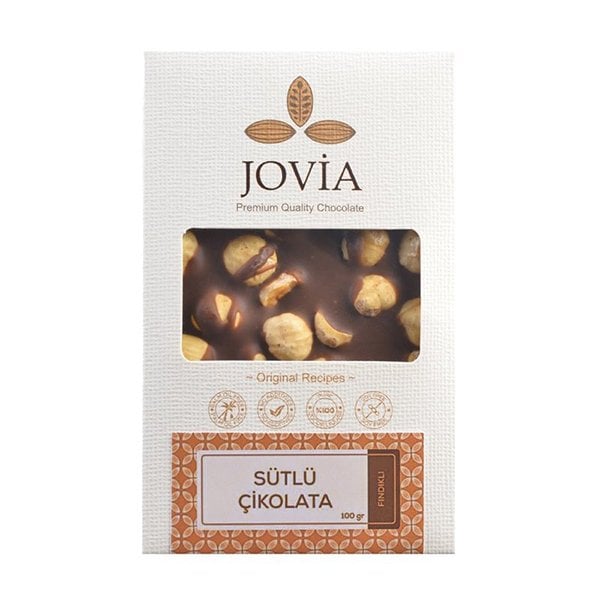 Jovıa Organık Sutlu Cıkolata 85 Gr Fındıklı