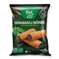 Pek Food Ispanaklı Rulo Borek 500 Gr