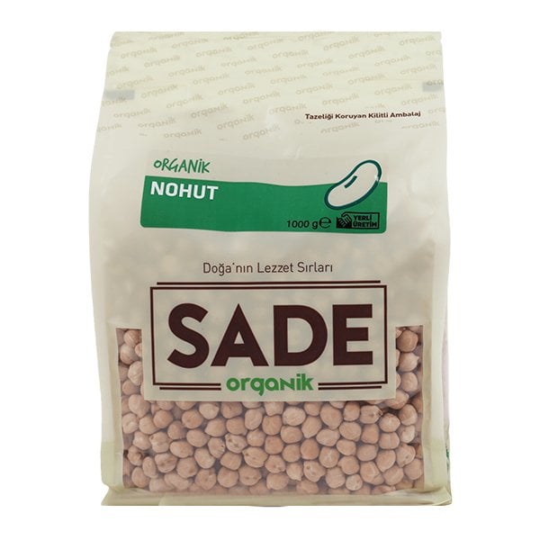 Sade 1000 Gr Organık Nohut