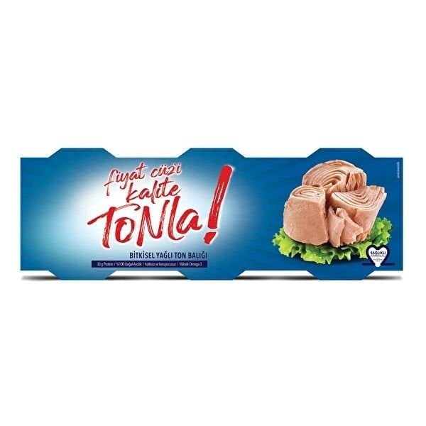 Kalite Tonla Ton Balığı 3x75 Gr