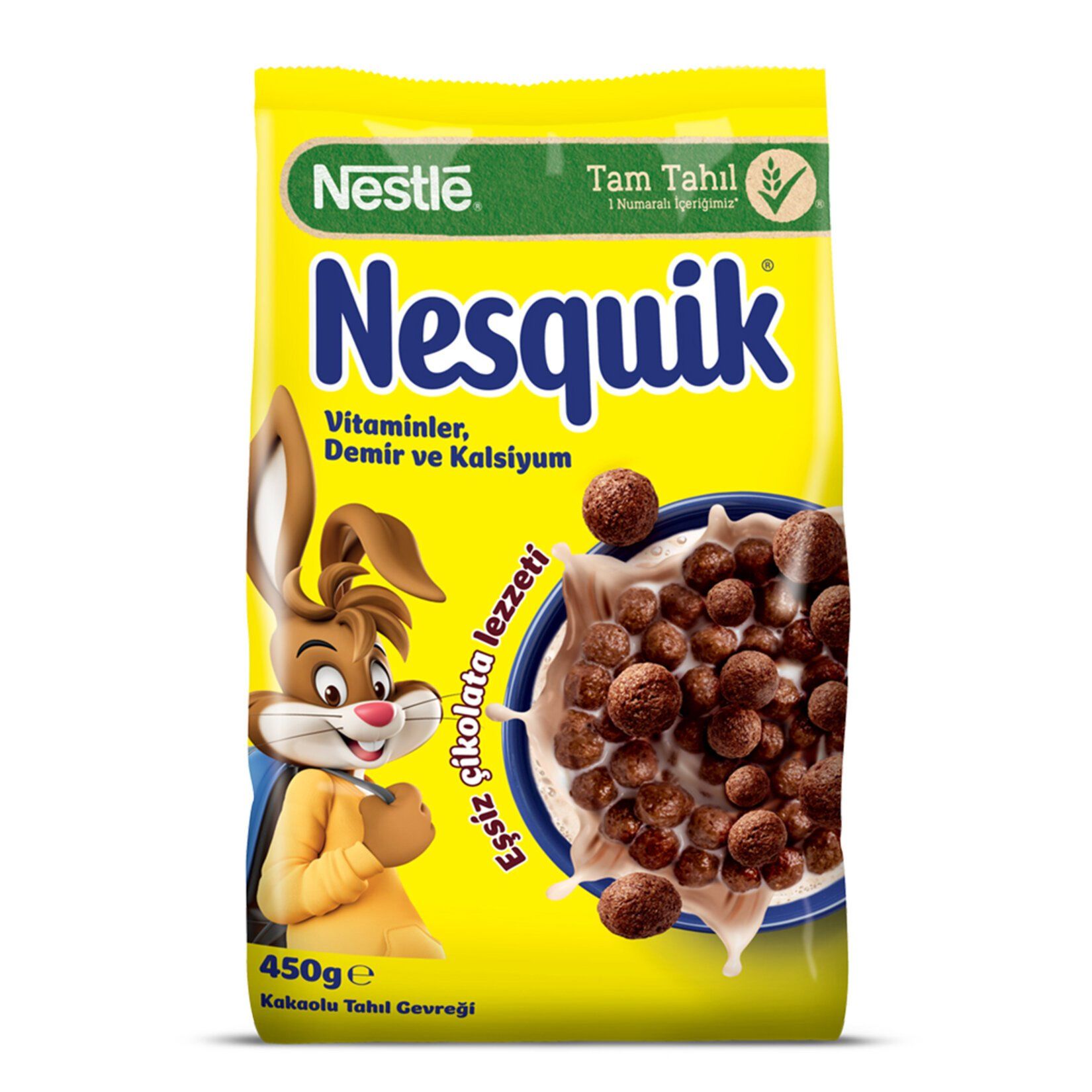 Nestle Nesquik Tam Tahıl Gevrek, 450 gr