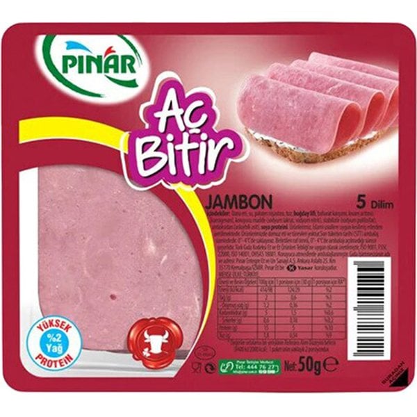 Pınar Jambon 50 Gr Ac Bıtır