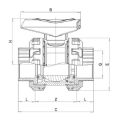 Fitvalf Pvc Küresel Su Vanası Ø 50 mm
