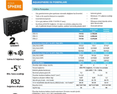 Aquasphere Havuz Isı Pompası 15 kW VSN-15