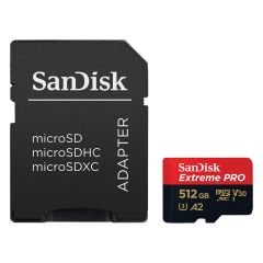 Sandisk 512GB MicroSDXC Extreme Pro 200MB/s Hafıza Kartı