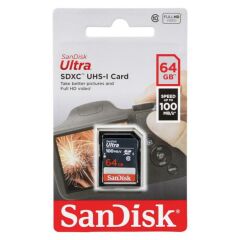 Sandisk Ultra 64GB SDXC 100MB/s Hafıza Kartı