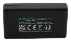 Patona 161888 Premium NP-W235 Fujifilm İkili USB-C Şarj Cihazı + PD20W Adaptör
