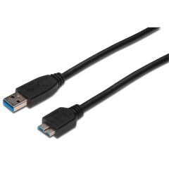 Assmann Digitus USB A - USB Micro B Kablo 1m